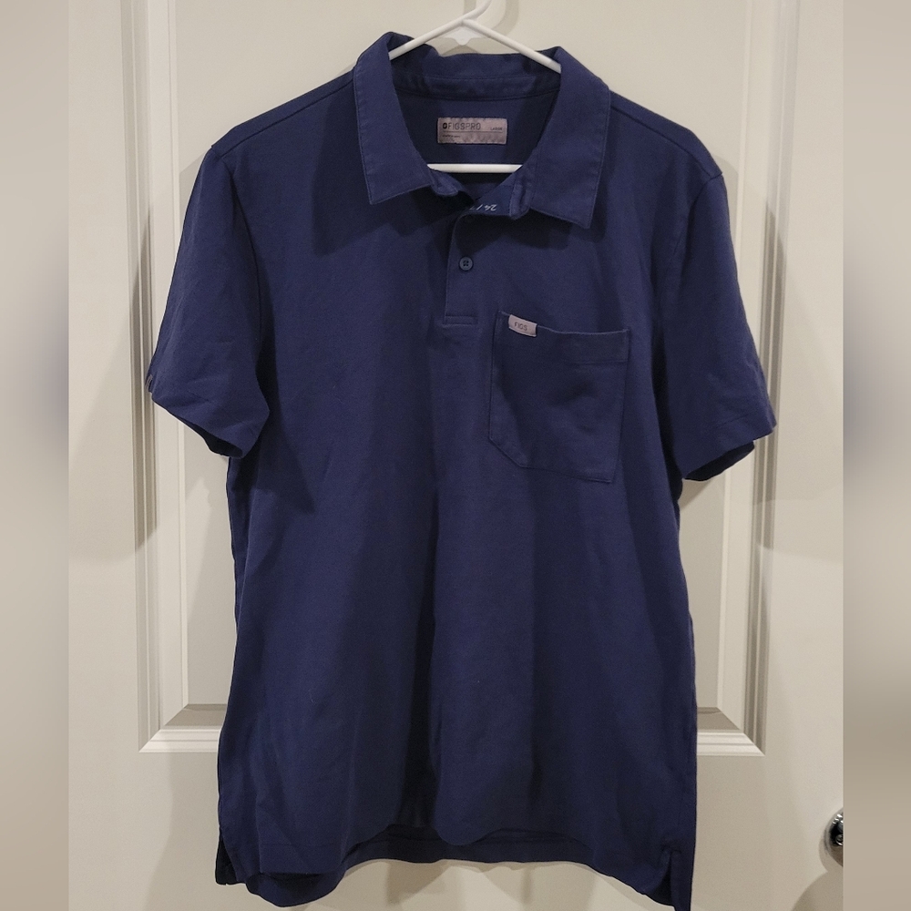 Figs Pro Pique Polo Size Large
